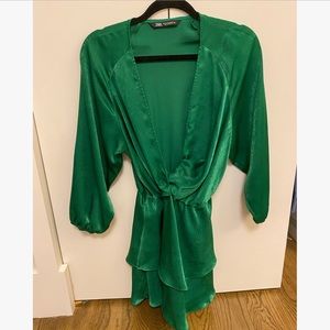 Green Zara Dress - XS